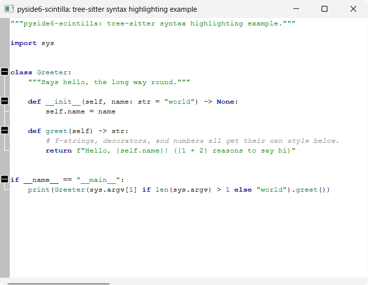 tree-sitter syntax highlighting